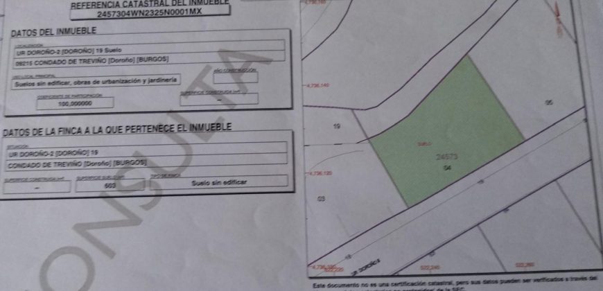 Terreno en venta en Doroño-2 2, Condado de Treviño Terreno en venta en Doroño-2 2, Condado de Treviño