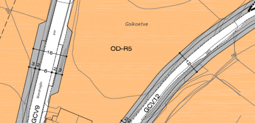 Terreno en venta en Goikoetxe Auzoa